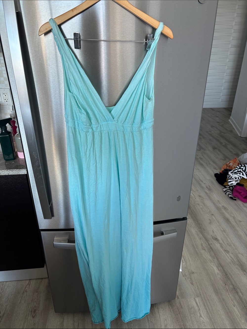 Gypsy 05 Women's Aqua Sleeveless Maxi Dress